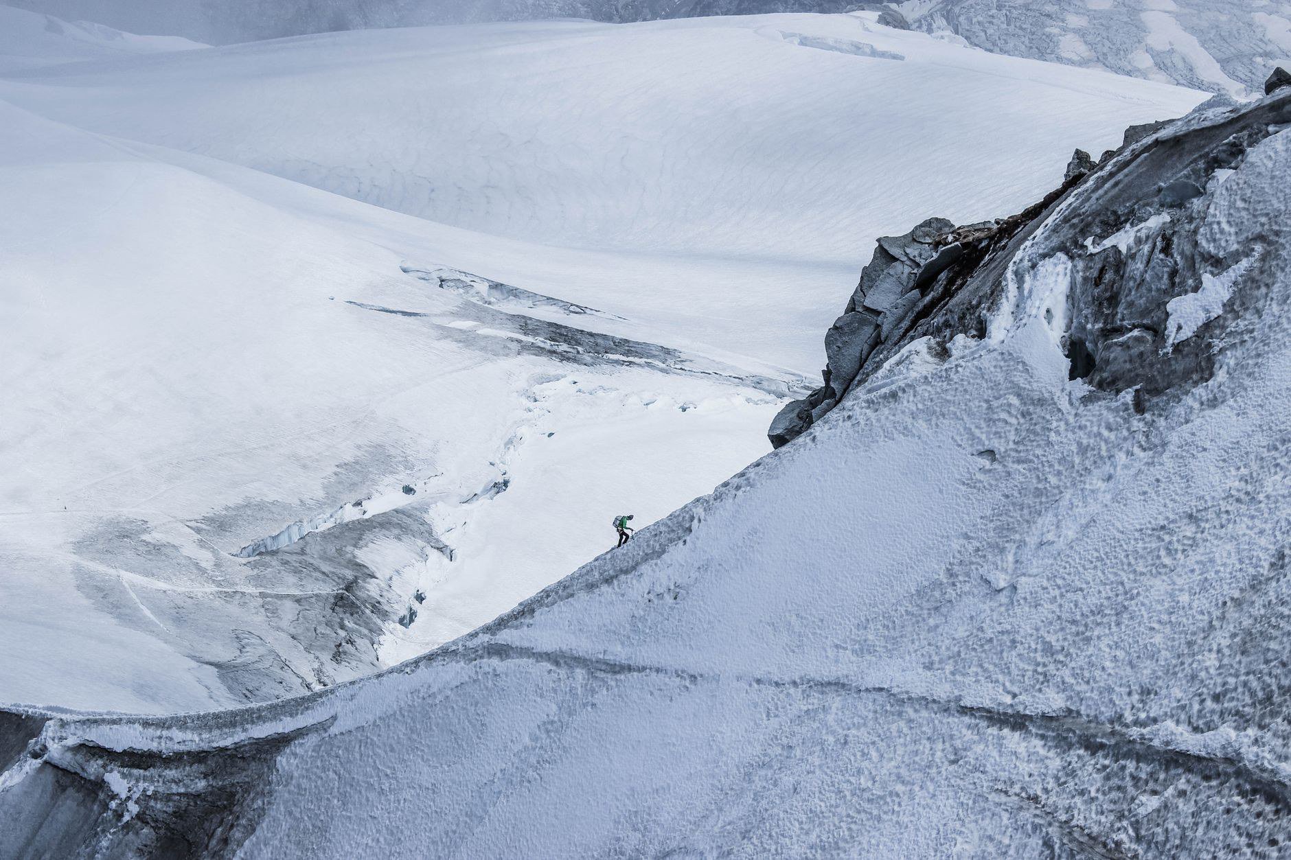 Mental Commitment and Line Choice on Steep Pitches